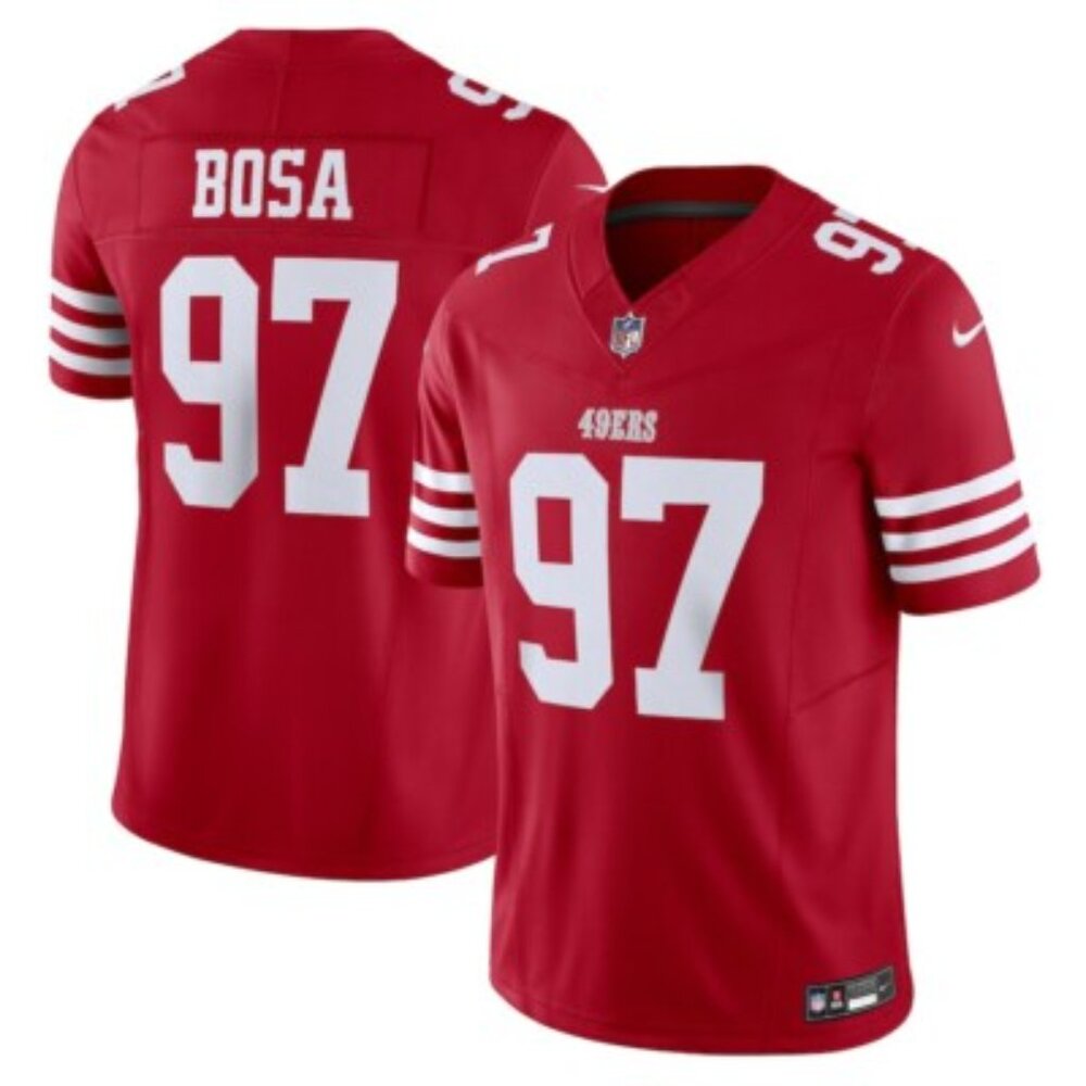 San Francisco 49ers Nick Bosa Scarlet Vapor F.U.S.E. Limited Jersey